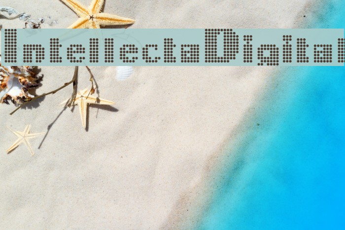 IntellectaDigital Font examples