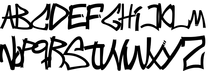 Intens writings Schriftart Kleinbuchstaben