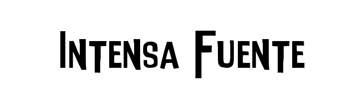 Intensa Fuente Font