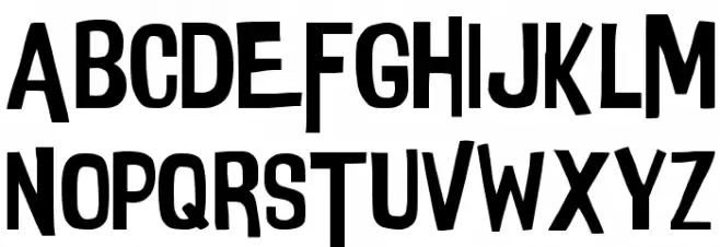Intensa Fuente Schriftart Groß