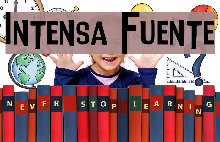 Intensa Fuente Font examples