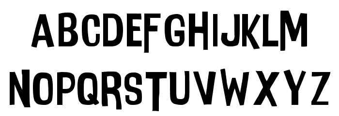 Intensa Fuente Font LOWERCASE