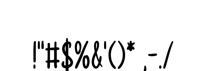 Intense Emotion Font OTHER CHARS
