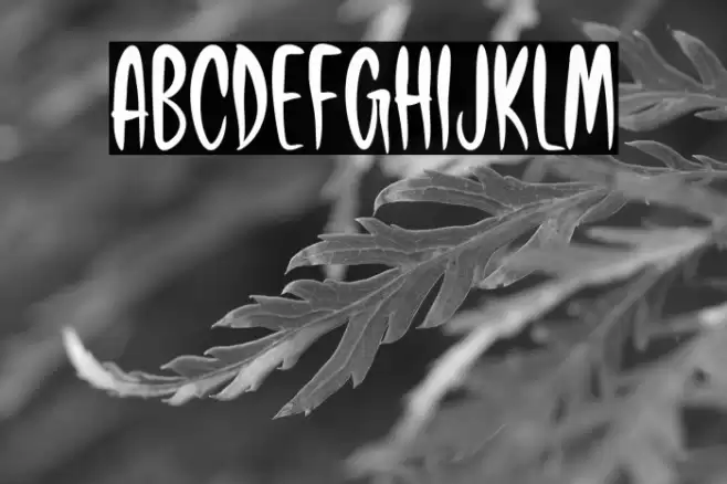 Intense Horror Font examples