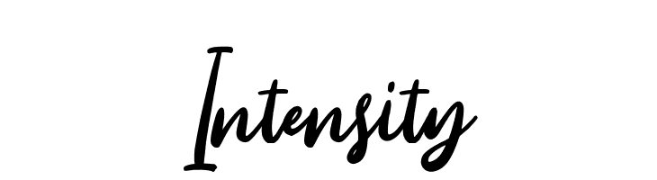 Intensity  Fuentes Gratis Descargar