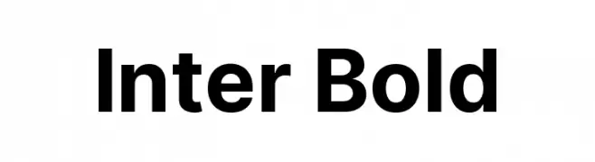 Inter Bold  les polices de caractères gratuit tlcharger