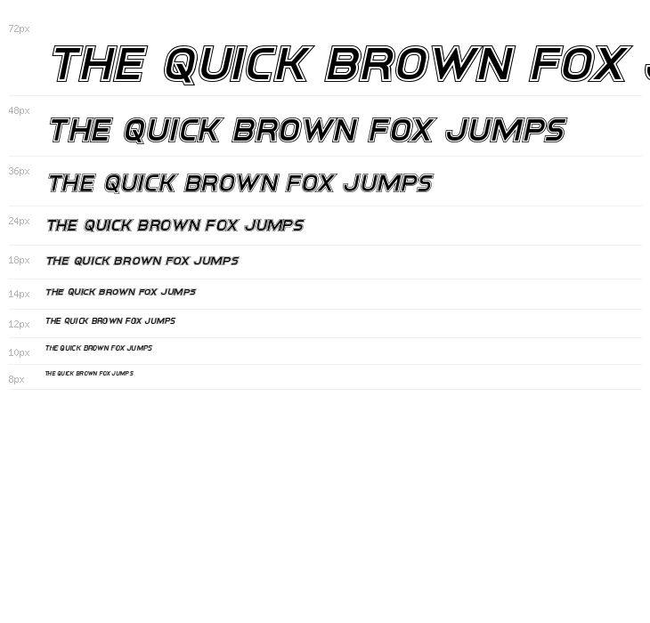 Inter-Bureau Academy Italic Waterfall