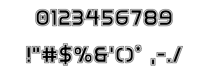 Inter-Bureau Academy Font OTHER CHARS