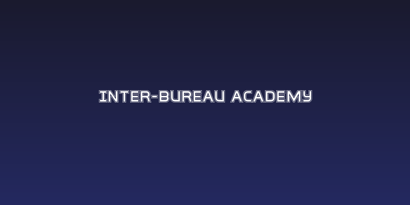 Inter-Bureau Academy Social Header