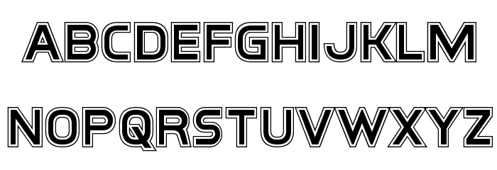 Inter-Bureau Academy Font LOWERCASE