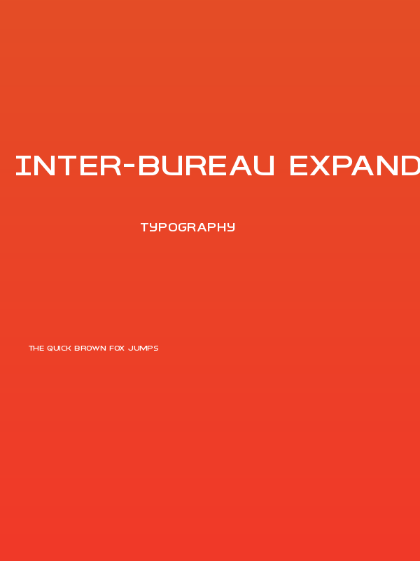 Inter-Bureau Expanded Poster