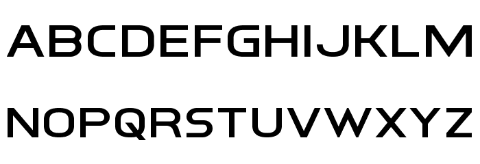 Inter-Bureau Expanded Font LOWERCASE