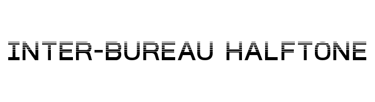 Inter-Bureau Halftone Fuentes