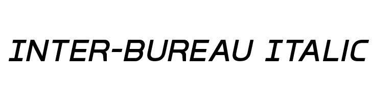 Inter-Bureau Italic Fuentes