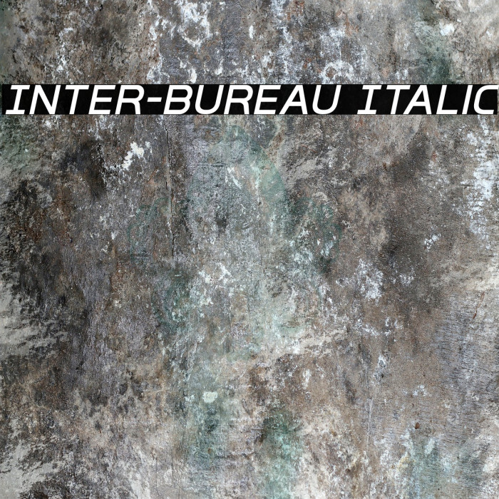 Inter-Bureau Italic Caratteri examples