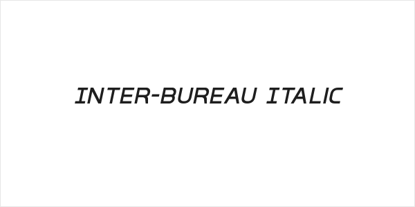 Inter-Bureau Italic Logo
