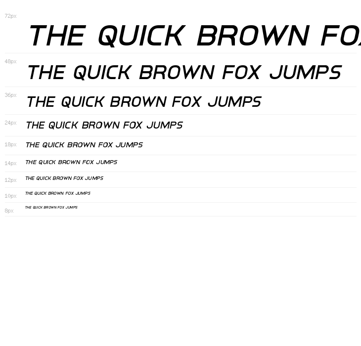 Inter-Bureau Italic Waterfall