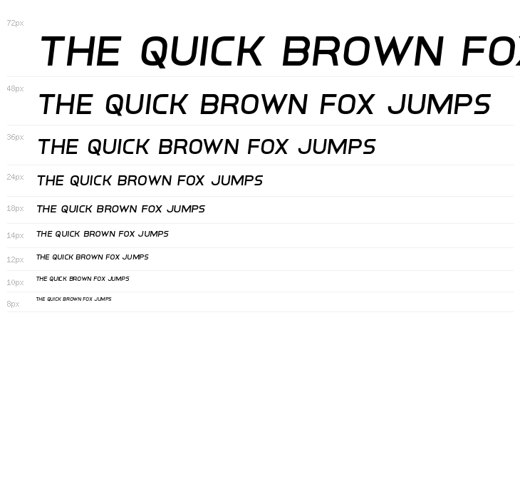 Inter-Bureau Semi-Italic Waterfall