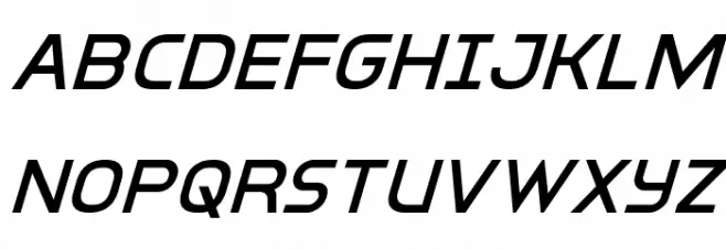 Inter-Bureau Super-Italic Шрифта ВЕРХНИЙ