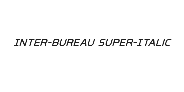 Inter-Bureau Super-Italic Logo