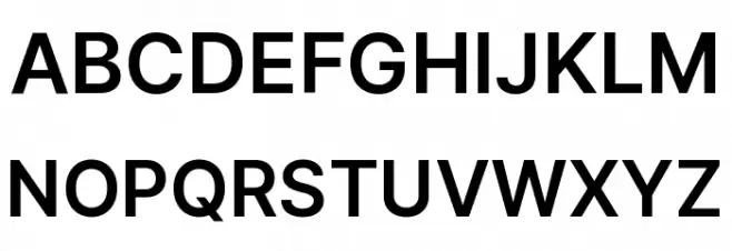 Inter Semi Bold Шрифта ВЕРХНИЙ