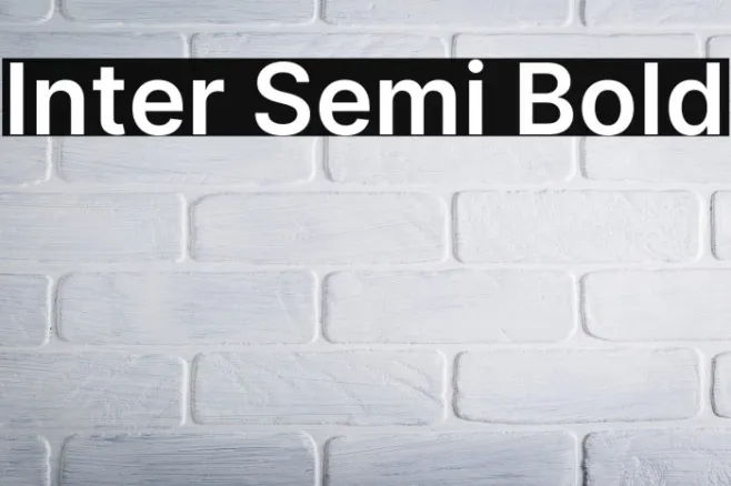 Inter Semi Bold Example 3