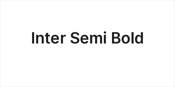 Inter Semi Bold Logo