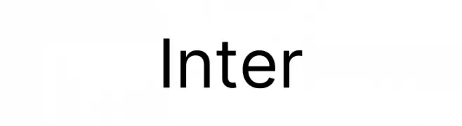 Inter  नि: शुल्क फ़ॉन्ट्स डाउनलोड