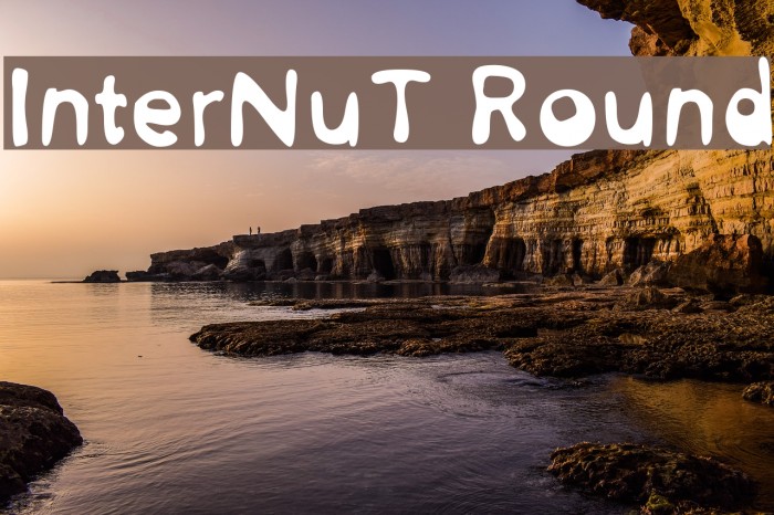 InterNuT Round Font examples