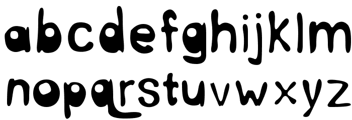 InterNuT Round Font LOWERCASE