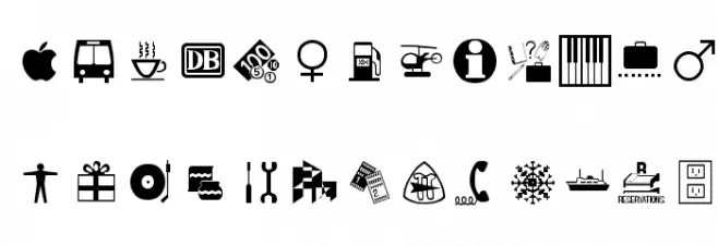 InterSymb フォント 小文字