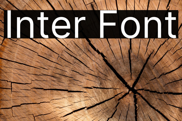 Inter Font examples
