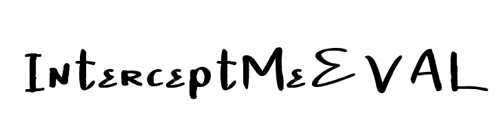 InterceptMeEVAL  font caratteri gratis