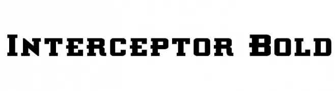 Interceptor Bold  Fuentes Gratis Descargar