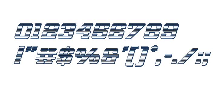 Interceptor Chrome Italic Other Characters