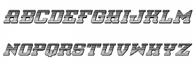 Interceptor Chrome Italic Fuentes MINÚSCULAS