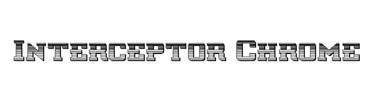 Interceptor Chrome  नि: शुल्क फ़ॉन्ट्स डाउनलोड