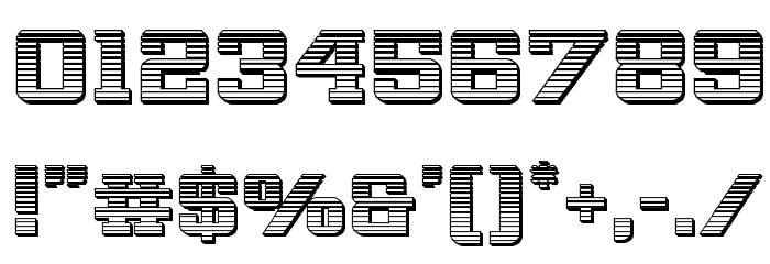 Interceptor Chrome Font OTHER CHARS