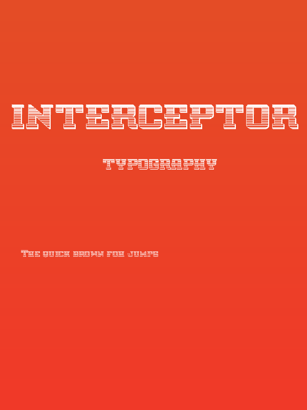 Interceptor Chrome Poster