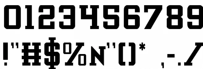 Interceptor Condensed Schriftart Anderer Schreiben