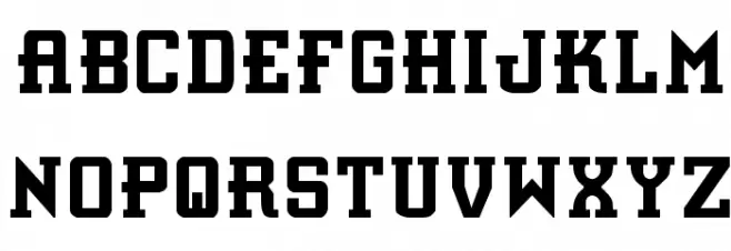Interceptor Condensed Fonte MAIÚSCULAS