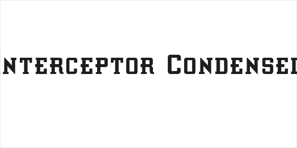 Interceptor Condensed Logo
