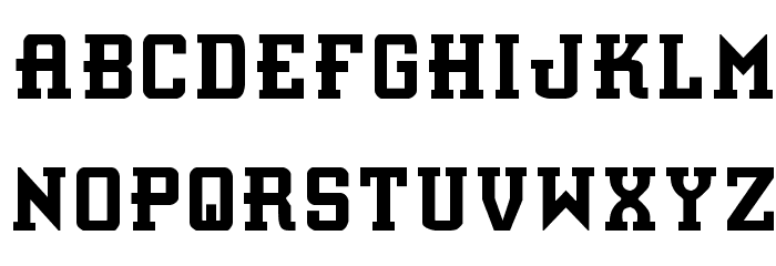 Interceptor Condensed Schriftart Kleinbuchstaben