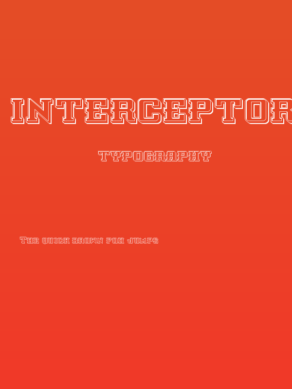 Interceptor Engraved Poster