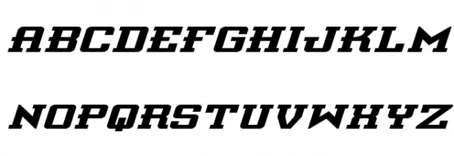 Interceptor Expanded Italic خط أحرف كبيرة