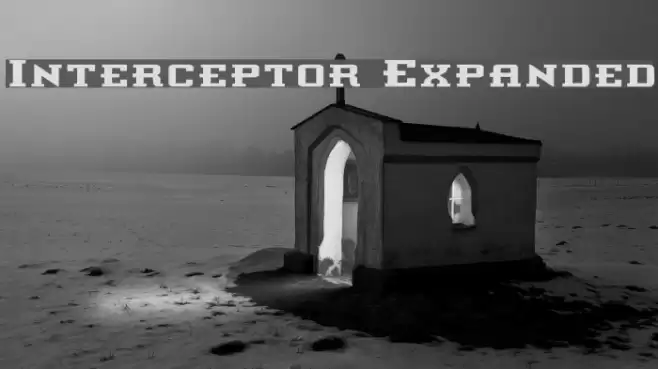 Interceptor Expanded フォント examples