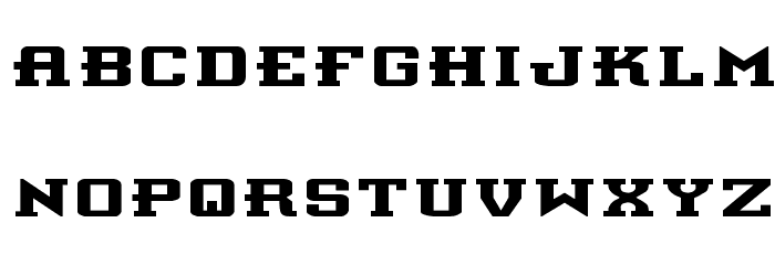 Interceptor Expanded Font LOWERCASE