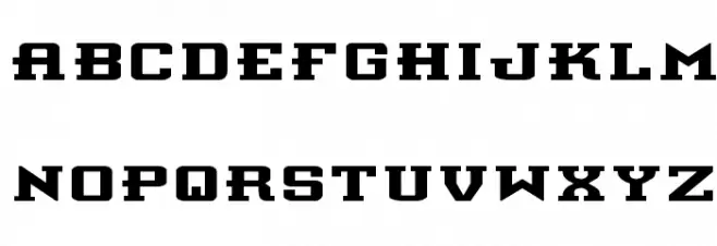 Interceptor Expanded フォント 小文字