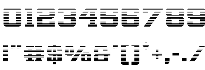 Interceptor Gradient Font OTHER CHARS