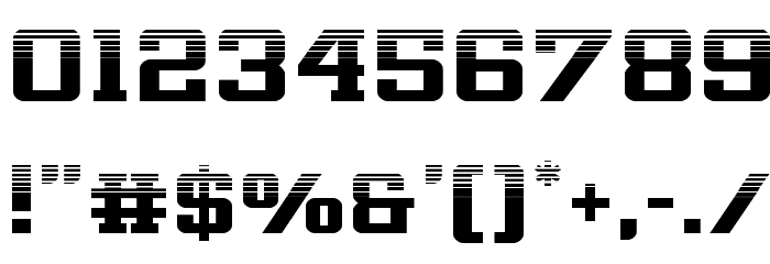 Interceptor Halftone Font OTHER CHARS